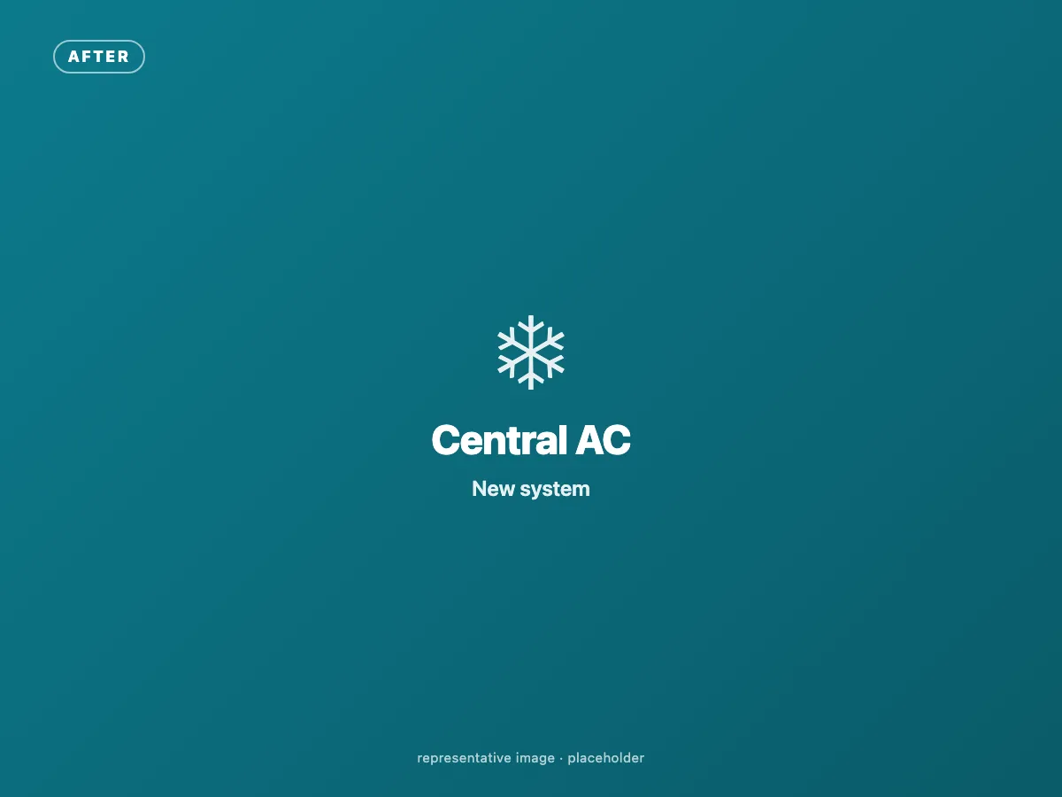 System after replacement
