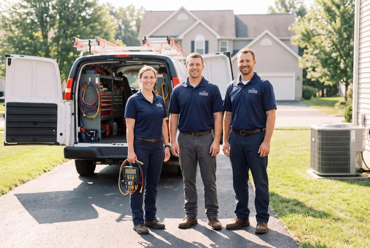 Licensed local HVAC crew